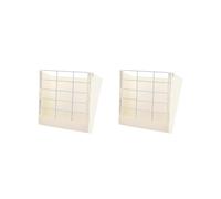 2 set of Rabbit Bunny Hay Feeder Cage Hay Rack Manger Premium 8.8x8.1x3.5inch White, 22.3x20.5x9cm