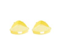 2 set of Rabbit Litter Pan Small Animal Potty Trainer for Hamster Chinchillas Ferrets Yellow, 24.8x10.5cm