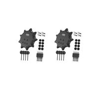 2 set of Screen Clicker Automatic Phone Screen Tapper for Live Broadcasts Gaming 4 click heads, 9.5x9.5cm