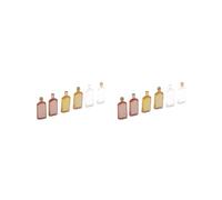 2 set of Set of 6 Pieces Miniature Whisky Bottles Model Dollhouse Foods Accessories