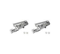 2 Set of Sewing Zipper Installation Tool Metal Accs Easy Using Sew Machine Seam Guide
