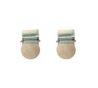 2 Set of Speedweve Type Loom DIY Tool with Wooden Disc Darning DIY Crafts Making Tool 14 Pin