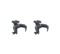 2 set of Stage Lights Clamp Easy to Install Sturdy Moving Head Beam Clamps Black, 15x11x3cm