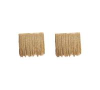 2 Set of Straw Roof Thatch Decorative Synthetic Thatch Grass Roof for Hut Fence Beach Style A, 50x50 cm