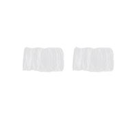 2 set of Universal Bird Cage Mesh Cover Parrot Cage Skirt for Parakeet Cockatoo Macaw XXL, white