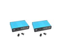 2 set of USB 6 Channel 5.1/7.1 Surround External Sound Card PC Laptop Desktop Tablet Audio Optical Adapter Card