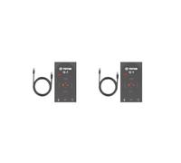 2 set of USB 7.1 External Sound Card Durable for Travel Accessories Black Free Driver