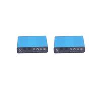 2 set of USB External Sound Card 5.1 Surround Sound Optical Audio Sound Card, Blue