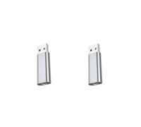 2 set of USB to 3.5 mm Audio Jack Adapter External Sound Card for Headsets Desktops PC