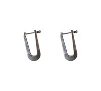 2 set of Violin Beam Clamp Replacement Universal Violin Panel Back Plate Bracing Clip 11.6cm, Silver