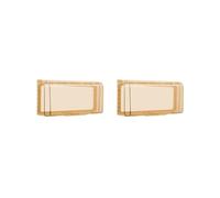 2 Set of Waterproof Switch Plug Outlet Cover Washroom Protection Receptacle Protector Tan Color 22.3x10.5x4.5 cm