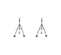 2 set of Wig Stand Tripod Sturdy Stable Mini for Cosmetology Hairdressing Training