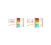 2 set of Wooden Abacus for Kids Math Preschool Learning Toy for Girls Elementary Kids