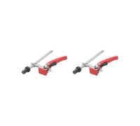 2 Set of Woodworking Desktop Quick Acting Hold Down Clamp Steel Alloy Fast Fixed Clip 19 mm Red