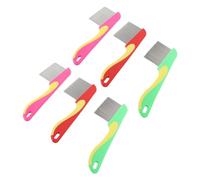 2 Set Pet Hair Comb with Handle 3 Colors Anti Lice Dog Cat Hair Remover Carpets Cleaning Pet Grooming Comb
