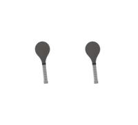 2 set Pickleball Sweet Spot Paddle Carbon Fiber Pickleball Paddle for Power Adults Siliver Gray 34.5x13 cm