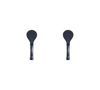 2 set Pickleball Sweet Spot Paddle Portable Frosted Surface Pickleball Racquet Black 35x12.7x2 cm