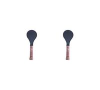 2 set Pickleball Sweet Spot Paddle Portable Frosted Surface Pickleball Racquet Brown 35x12.7x2 cm