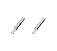 2 set Pilates Strap Lightweight Double Loop Pilates Equipment for Fitness Home Gym White