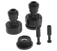 2 Set Pom Garden Hose Fitting Greenhouse Irrigation Adapter O-Ring | Tool-free Installation, Wear-Resistant Design, Wide Compatibility Garden Taps and Planter Irrigation