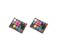 2 set Professional Face Paint Kit Palette Facepaint Brush Christmas Stage Party