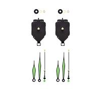 2 Set Quartz Clock Movement Kit Oscillating Movement + Luminous Pointer Clock Repair Parts Replacement Parts C