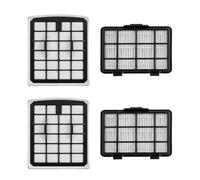 2 Set Replacement Filter Kit Fit For Eureka NEN180 NEN186BL Bagless Canister Vacuum Cleaner Include 2 Dust Cup Filters Element & 2 HEPA Filters