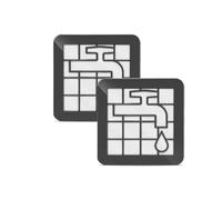 2 Set Replacement Filter Parts，Compatible For Philips XV1220/01 Vacuum Cleaner Series 2000 Cleaning Accessories