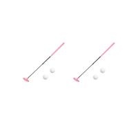 2 set Retractable Golf Putter AntiSlip Right or Left Handed Golfers Golf Club Pink, 53cm to 94cm