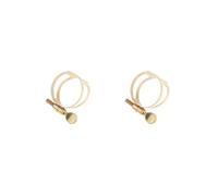 2 set Saxophone Reed Clip Gold Alto Metal Ligature Sax Bb Carved Flute Ligature