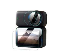 2 Set Screen Lens Protector Film for DJI Osmo Nano, Tempered Glass Screen Protective Film Clear Anti-Bubble HD Lens Hydrogel Films Anti-Dust and Anti-Scratch for Nano Camera