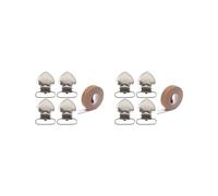 2 Set Scroll Rod Side Tension Clip DIY Cross Stitch Display Durable Sewing Gadgets