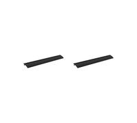 2 Set Silicone Stove Gaps Cover Silicone Fills Gaps Refrigerator Kitchen Gaps Filler Black, 53.5x5.6x1cm