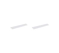 2 Set Silicone Stove Gaps Cover Silicone Fills Gaps Refrigerator Kitchen Gaps Filler Clear, 53.5x5.6x1cm