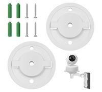 2 Set Smart Camera Wall Mount Bracket Base 55mm for Tapo C200, TP C210, IPC40C IPC42C, TPC42EW, IPC43AN, IPC43AW, MIPC451, Waterproof Camera Mounting Base, Mounting Holder with Screws, Expansion Plugs