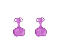 2 set Snow Sled Skiing Board Heavy Duty Large Snow Luge for Boys Girls Kids Adults Purple