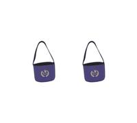 2 set Sound Bowl Carry Bag Lightweight Sing Bowl Storage Bag for Storage Transport 8 inch, Violet