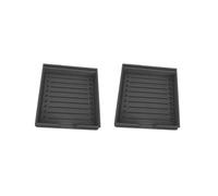2 Set Sticky Notes Holder with Stencil Stylish Notepad Holder for Desk Home School Black
