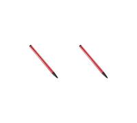 2 set Stylus Pen Touching Devices Tablet Capacitive Pens Sweet Rubber Tip Smartphone Supply Wide Compatibility Touchscreen Pencil Red