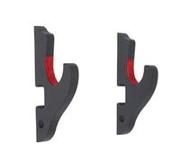 2/set Sword Hook Wall Mount Samurai Sword Hanger Display Holder Adjustable for Katana Wakizashi Tanto Genji Sword Weapon Rack (1-Tier Padded)