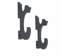 2/set Sword Hook Wall Mount Samurai Sword Hanger Display Holder Adjustable for Katana Wakizashi Tanto Genji Sword Weapon Rack (2-Tier)