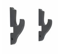 2/set Sword Hook Wall Mount Samurai Sword Hanger Display Holder Adjustable for Katana Wakizashi Tanto Genji Sword Weapon Rack (1-Tier)