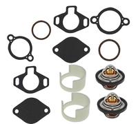 2 Set Thermostat kit For MerCruiser Sleeve 160d degree 4.3L 5.0L .7L 7.4L 8.2L 87-Up 807252Q5 parts