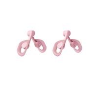 2 set Thigh Master Anti Slip 360 Rotation Kegel Exercise Device for Yoga Girls Pink no Counter, 30cm