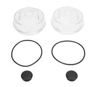 2 Set Trailer Hub Oil Cap Kit 183772 Kit 4In Leakproof Plastic Caps With O Ring Fits Dexter Lippert Lci 10K Essential For Truck Shops Rv Owners