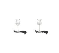 2 set Trumpet Sheet Music Clip Instrument Lyre Clamps Trumpet Marching Clamp
