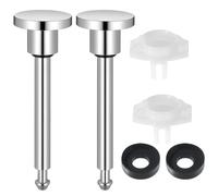 2 Set Tub Spout Diverter Repair Kit, Includes 2 x Diverter Valve Stems, 2 x Cup Seals and 2 x Gates, Bathroom Shower Bathtub Leaky Faucet Repair Replacement Parts