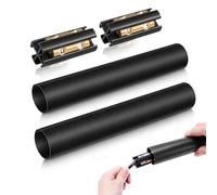 2 Set Underground Wire Splice Kit,Underground Wire Connectors for 14/3 to 8/3 Specifications,Direct Burial Uf Wire in Wall Splice Kit with Connectors and Heat Shrink Tubing,Rated up to 600 Volts