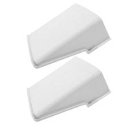 2 Set Universal Outdoor Camera Cover with Plastic for Security Use | White Plastic Shield, Easy Installation, Helps Sun and Rain, for Camera Lens and Camera Outdoors