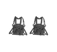 2 set Walkie Talkies Radio Chest Harness Radio Chest Harness Bag for Hiking Adults Type A